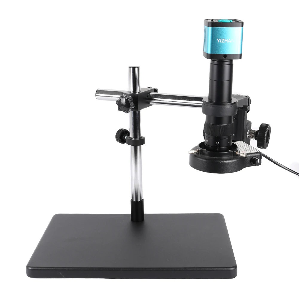 180X Monocular Microscope 48MP 4K Camera Rotating Universal Bracket Large Bottom Plate