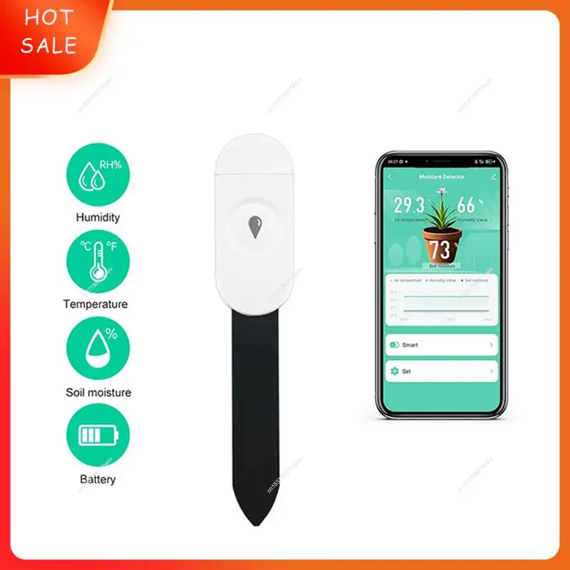 زيجبي مستشعر رطوبة التربة حديقة جهاز قياس درجة الحرارة والرطوبة أتمتة كاشف الري للمنزل مساعد Z2M A62X
