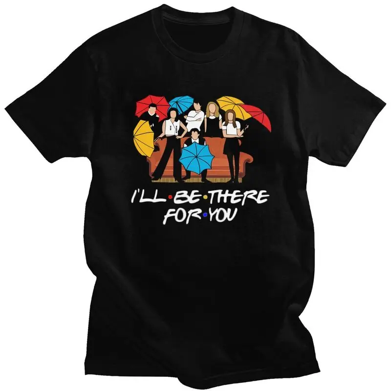 

Custom Male Friends TV Show T Shirts Short Sleeve Cotton Tshirt T-shirt Casual Tee Slim Fit Clothes