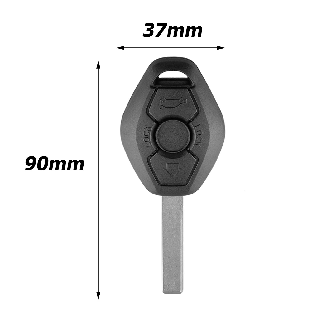 

3-кнопочный дистанционный автомобильный брелок для ключей, сменный чехол для ключей для BMW E81 E46 E39 E60 E61 E63 E38 E83