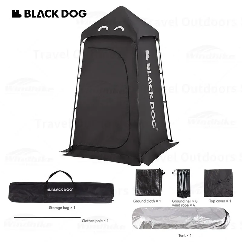 Naturehike Blackdog Automatic Tent Camping Cabin One-touch Tent for Outdoor Shower Toilet Fishing Waterproof 2000mm UPF 50+ Tent