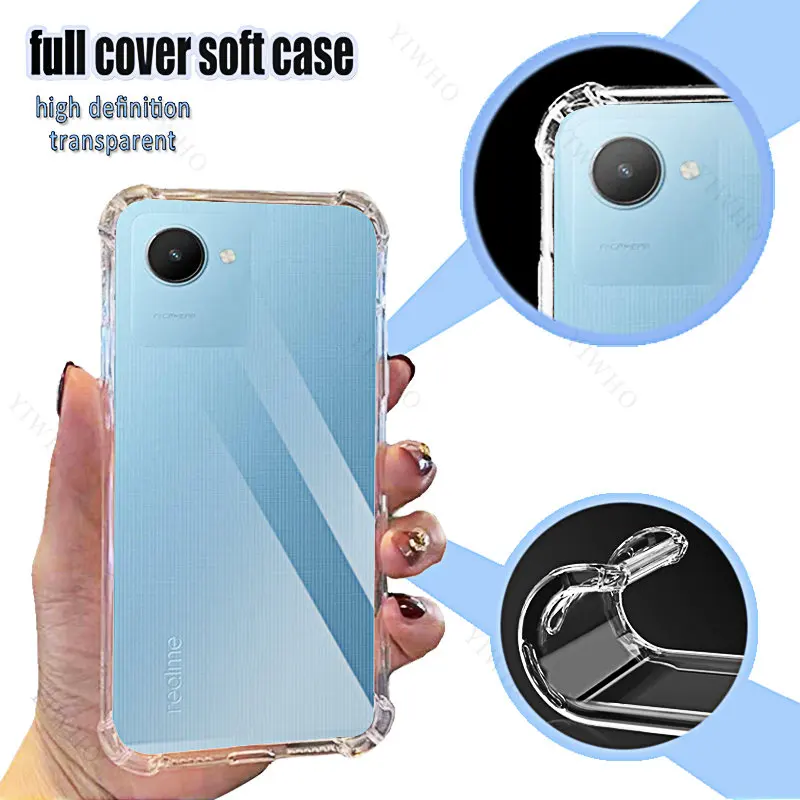 Clear Phone Soft Case for Realme C30s C30S TPU Transparent for Realme C 30s 30S 30 S 6.5