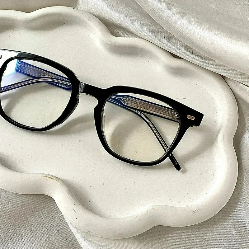 

Luxury Brand Gm Acetate Balck Square Glasses Frame Men's and Women's Trendy Retro Optical Glasses Make Prescription Glasses