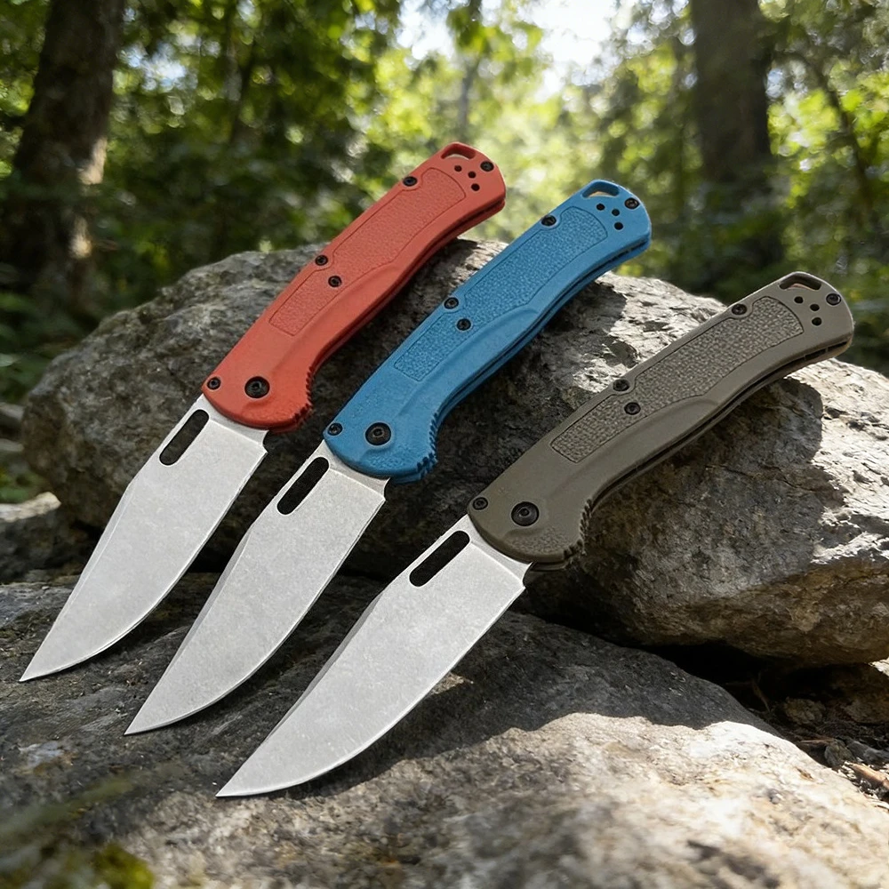 

Высокая твердость CPM-154 Blade EDC Открытый складной нож Охотничий нож для выживания Нейлоновая волновая ручка Карманный зажим Кемпинговое снаряжение