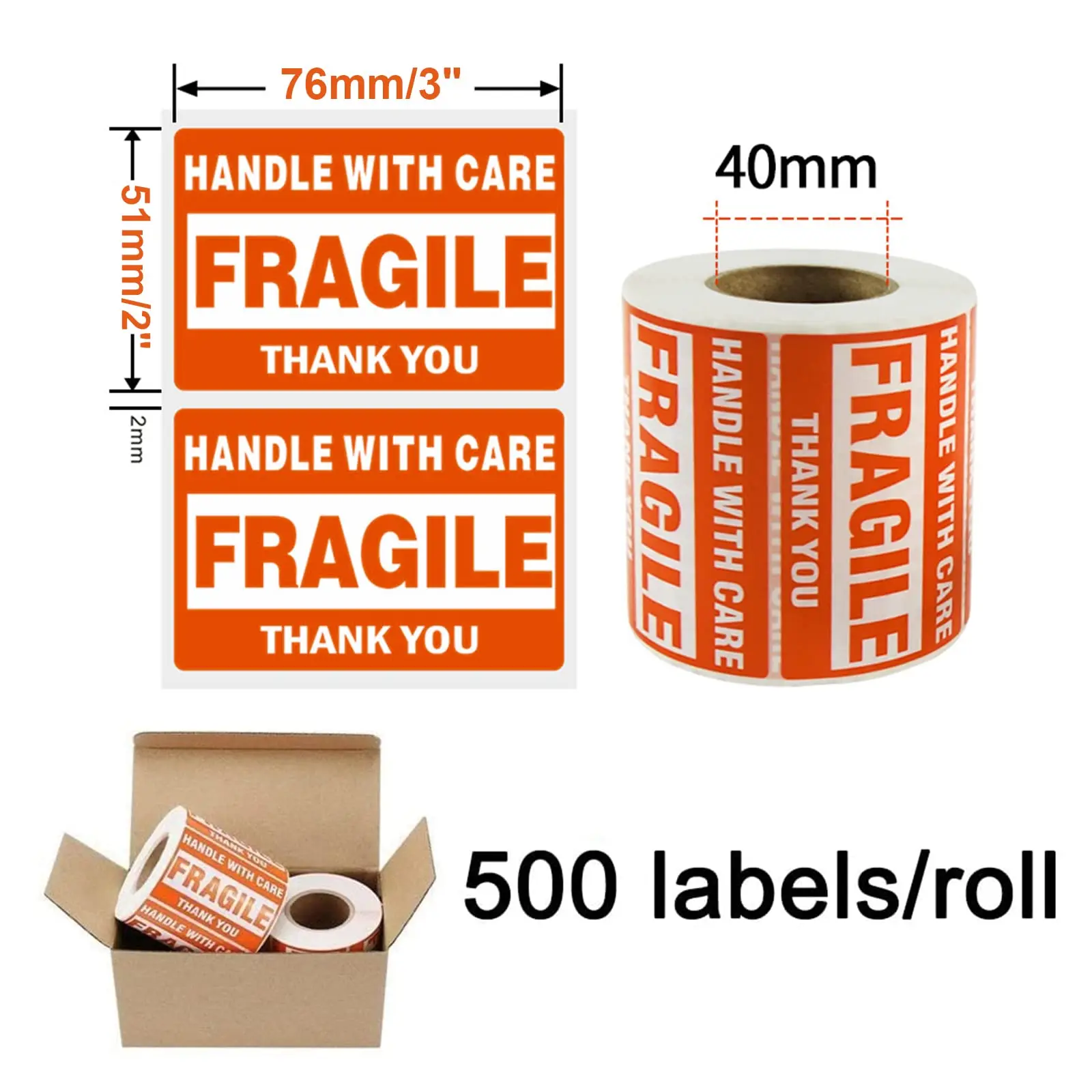 [1 Roll, 500 Labels] 2