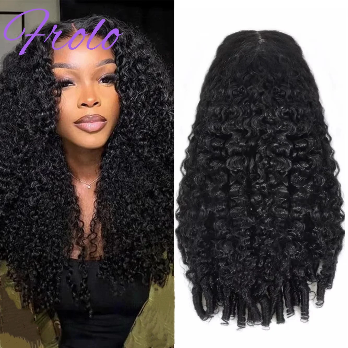 30 40 بوصة البورمية شعر مستعار مجعد 13x6 Hd الدانتيل شعر مستعار أمامي 210 الكثافة قبل قطعها الدانتيل الجبهة موجة عميقة خصلات الشعر المستعار الإنسان للنساء #1