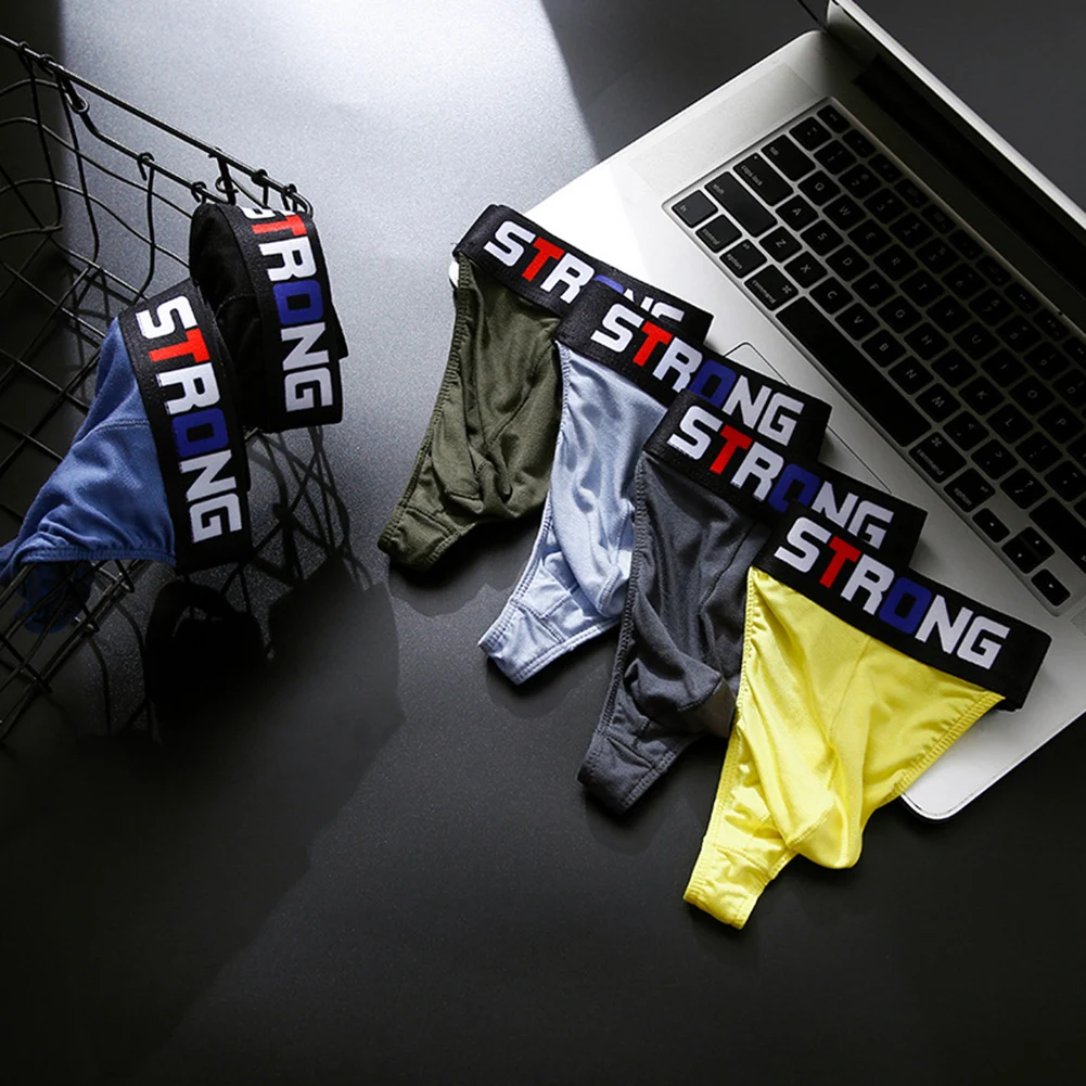 1pc セクシーな弾性男性モーダルローライズ G ストリングブリーフ Tバック通気性下着バルジポーチ男のパンティー Tanga
