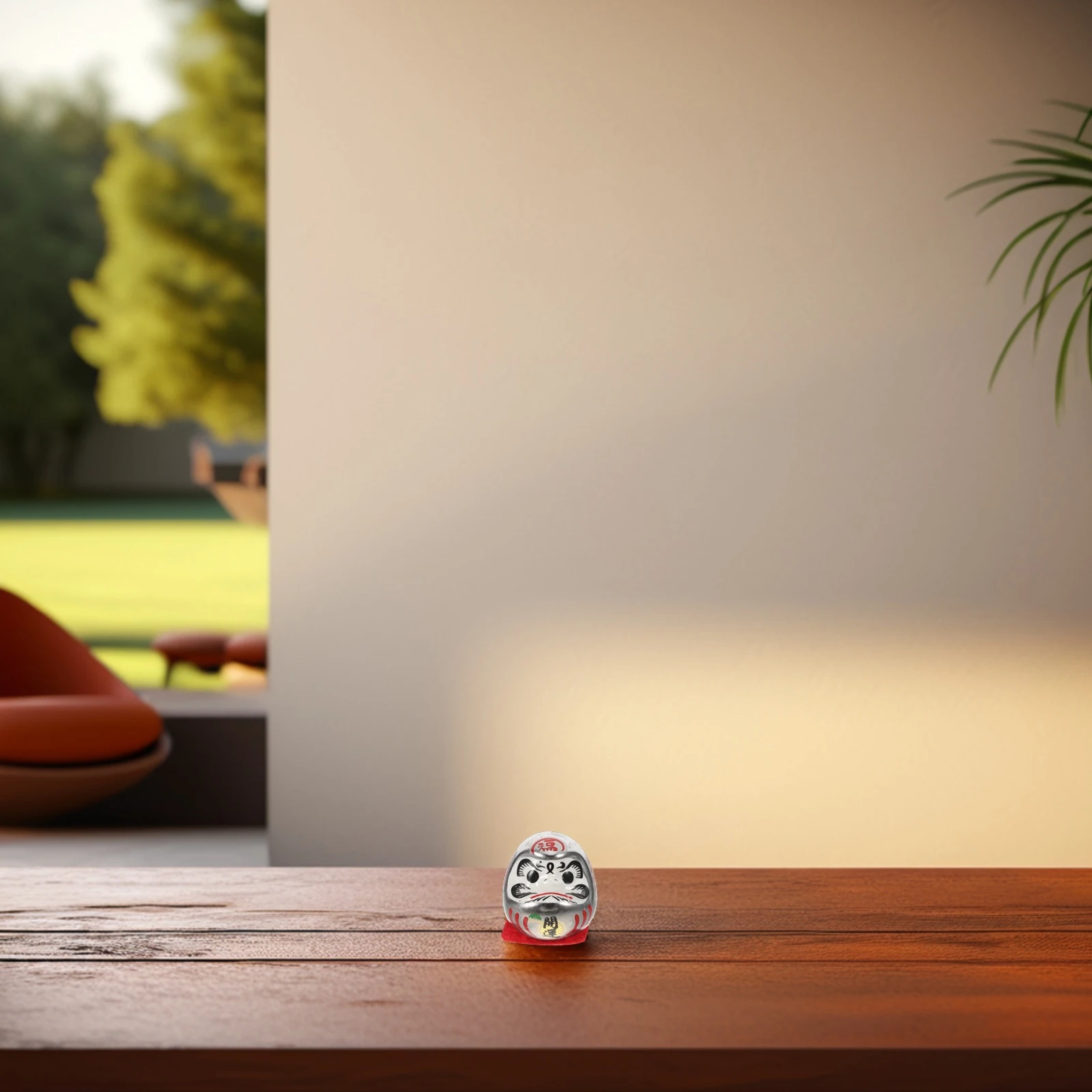 

Small Japanese Porcelain Good Luck Symbol Miniature Decor for Desk Bookshelf Home Office Feng Shui Energy