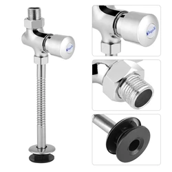 Bathroom Urinal Valve Toilet Urinal Valve Toilet Urinal Flush Valve Button Type Manual Delay Automatic Shutoff Urinal Valve