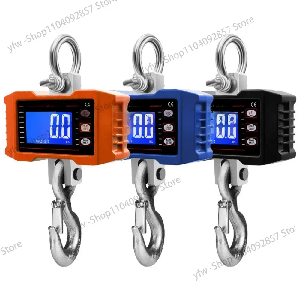 Electronic Hoist Scale 1000kg 1T Electronic Scale 1.5T Hook Driving Pounds Portable Hanging Balance