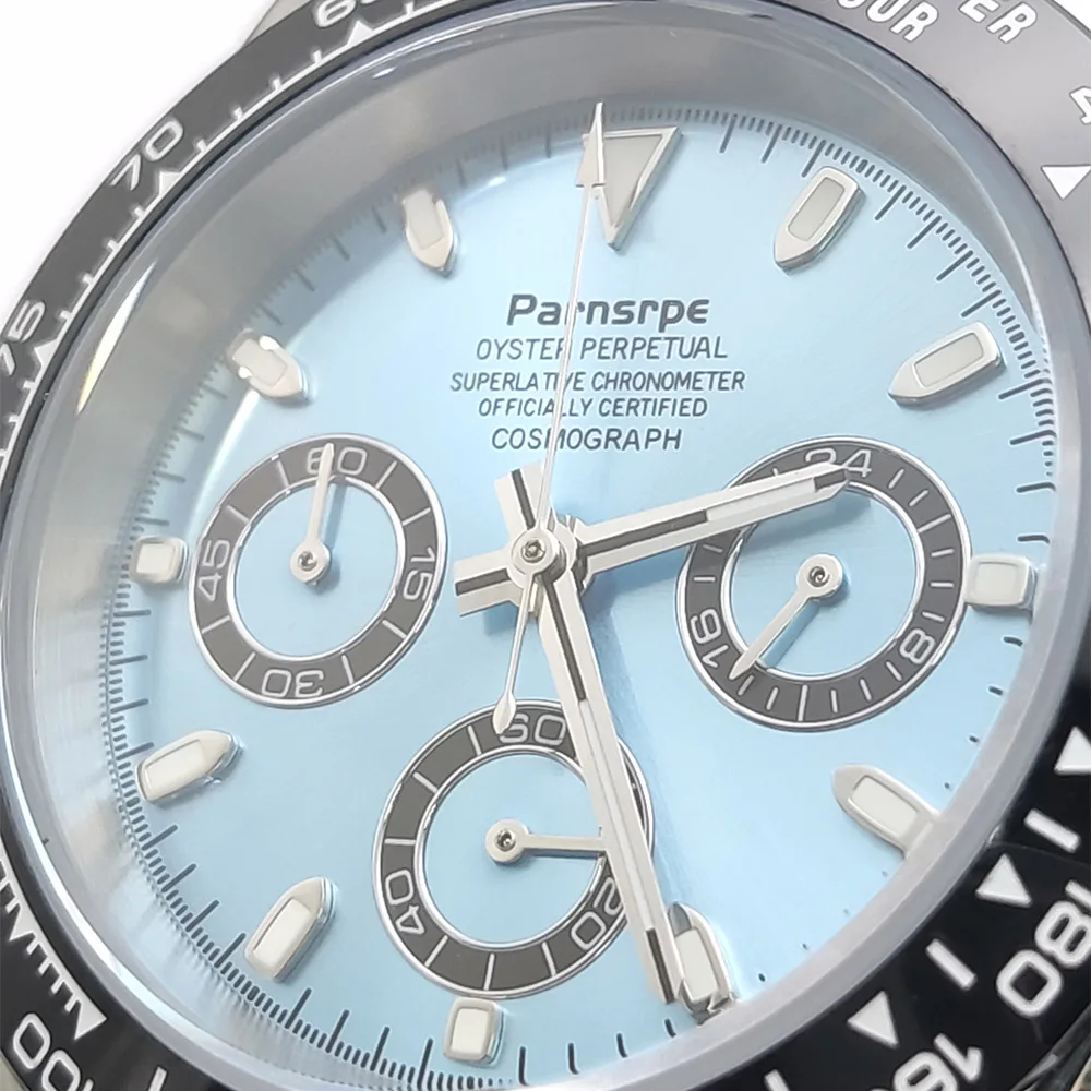 

2026 New Parnsrpe VK63 Quartz Chronograph Watch Men Luxury Retro Square Dial Luminous Date Waterproof Business Casual Wristwatch