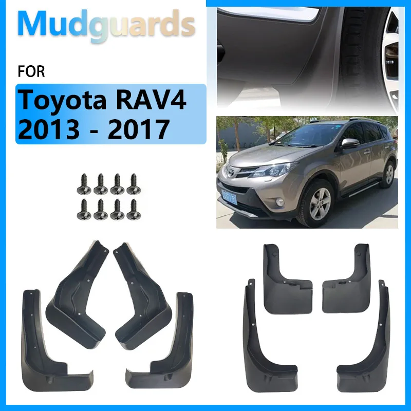 

Mudguards For Toyota RAV4 RAV 4 XA40 2013 - 2017 Accessories Mud Flaps Front Rear Wheel Splash Guards Fender 2017 2016 2015 2014