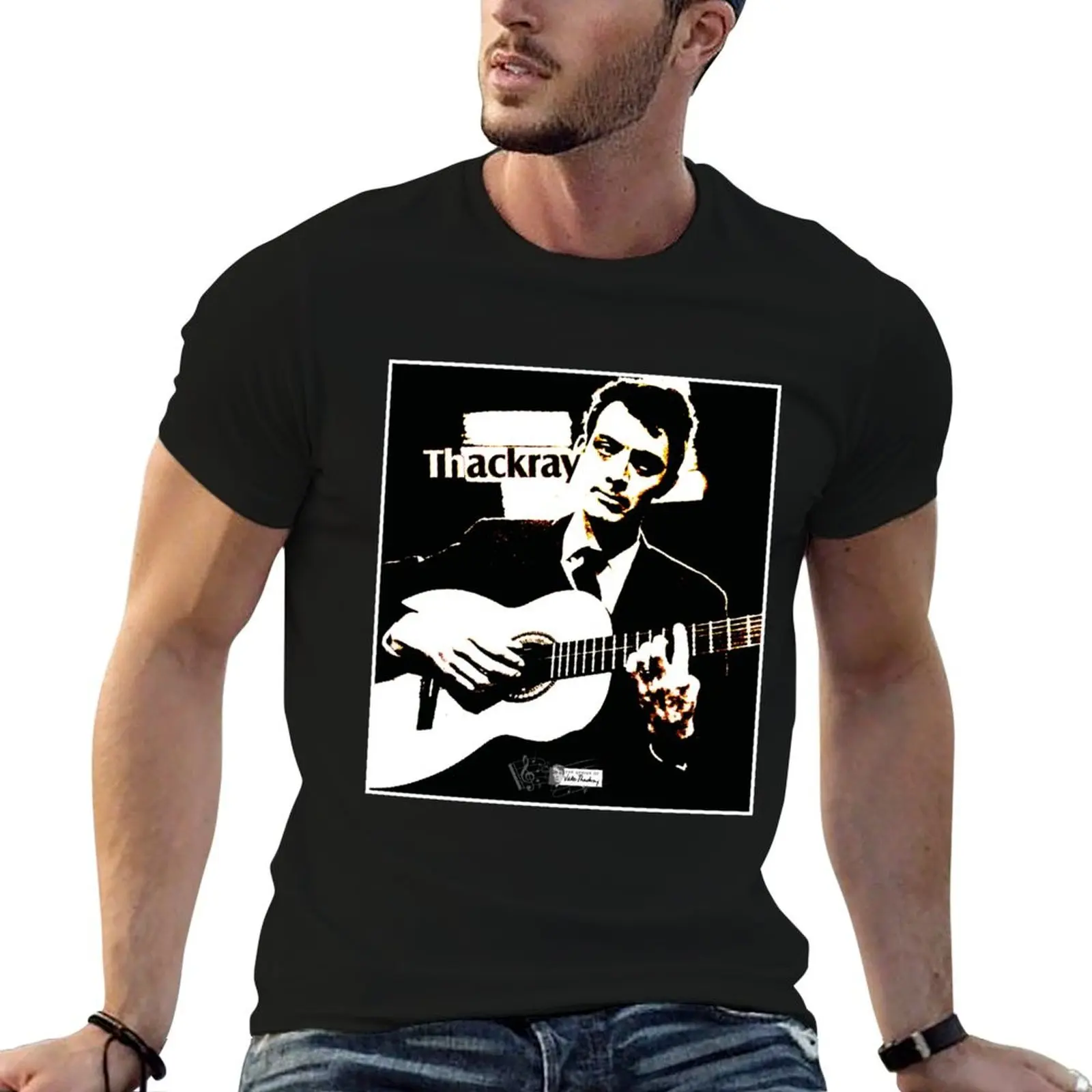 

t tshirt cotton 100% Playing Thackray Guitar cotton 100% Jake shirts T-Shirt