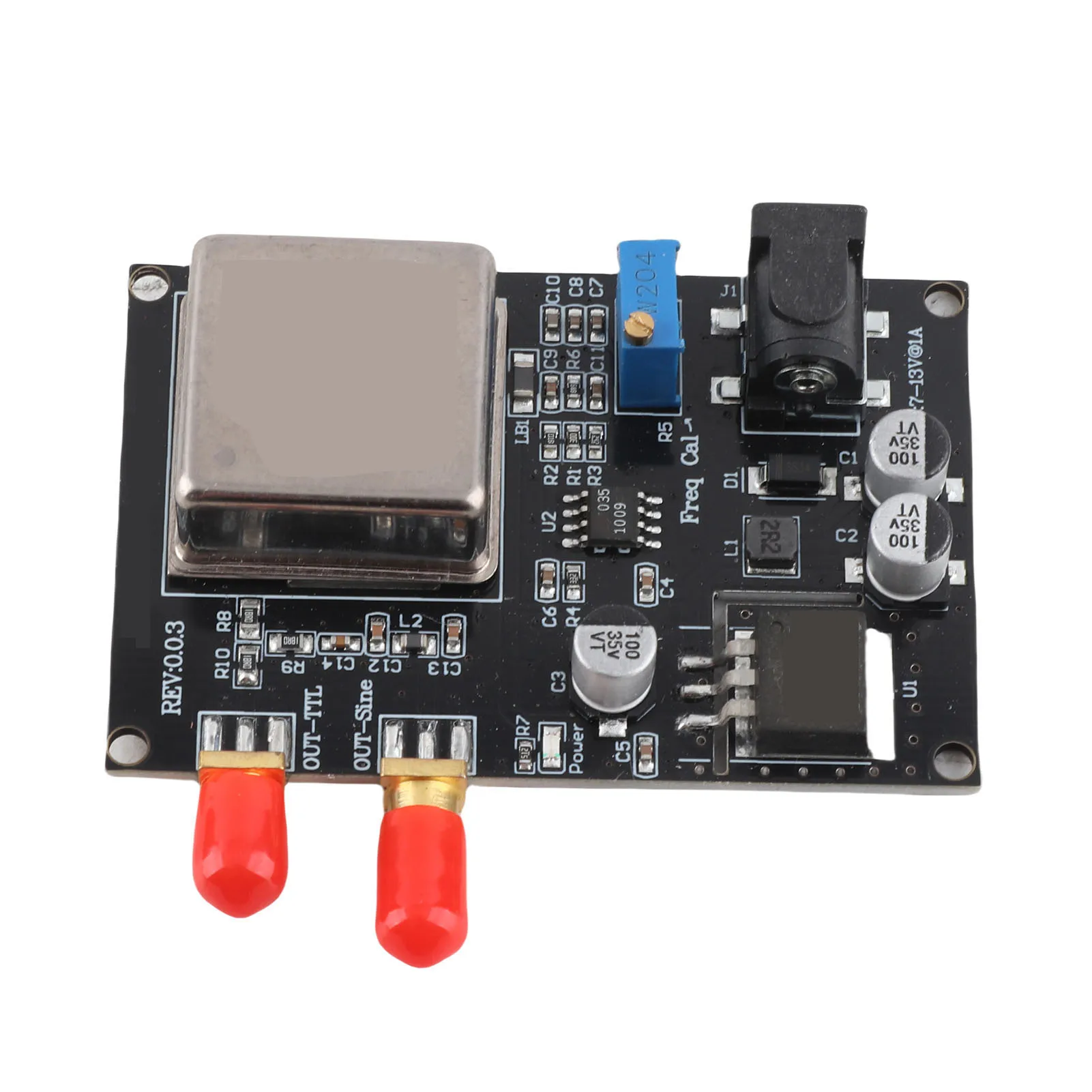 10MHz Crystal Oscillator Thermostat Board OCXO Frequency Standard Module Stable Output with Cable for Shortwave Radio