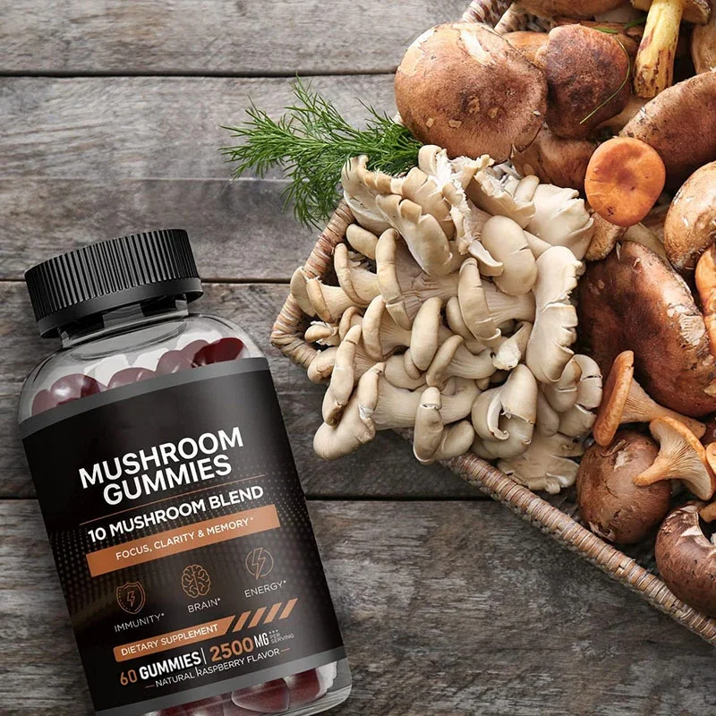 

1 bottle Strong immune support of lion bristle mushroom fudge relieves mild depression, anxiety and gastrointestinal ulcer