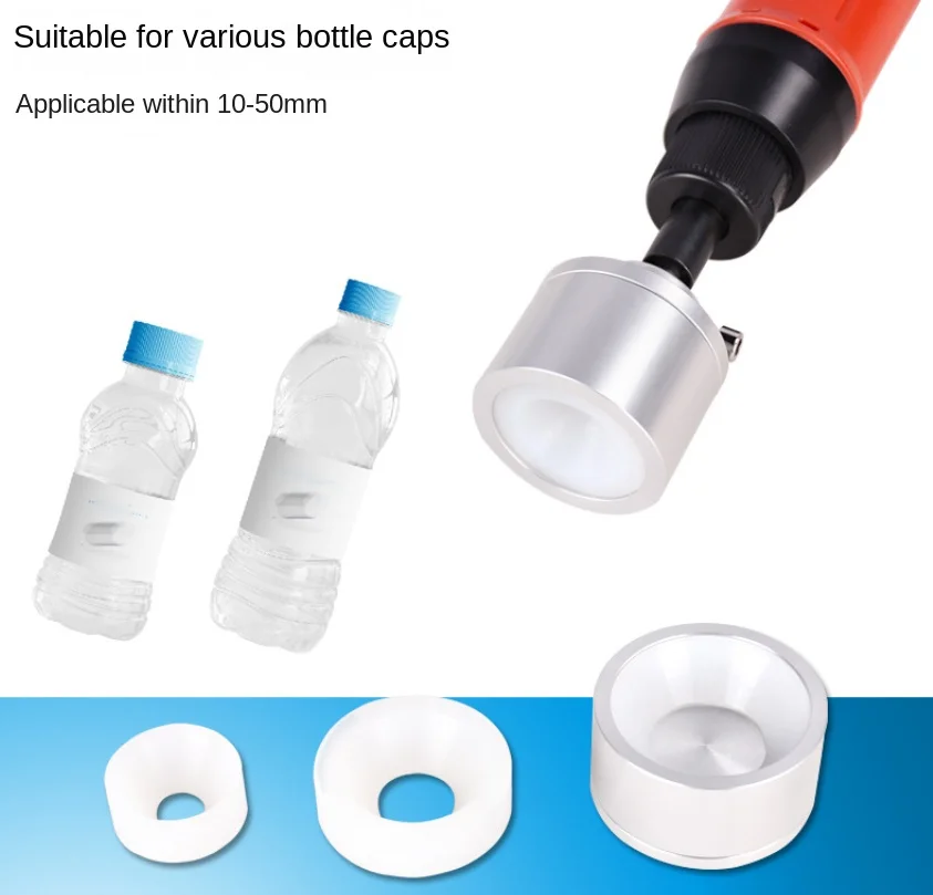 10-50mm Manual Plastic Scew Cap Sealing Handheld Bottle Lid Capping Machine Tin Jar Sealer Closer