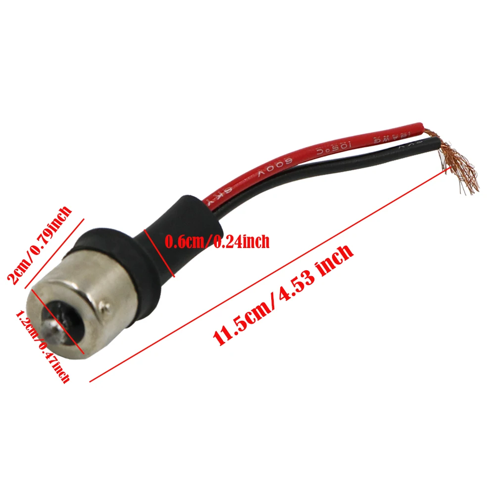 BAY15D 1157 1156 p21w BAU15S py21w 7440 w21w w21/5w 7443 3156 Socket Connector Male Adapter For Car LED Light DIY Wiring Harness