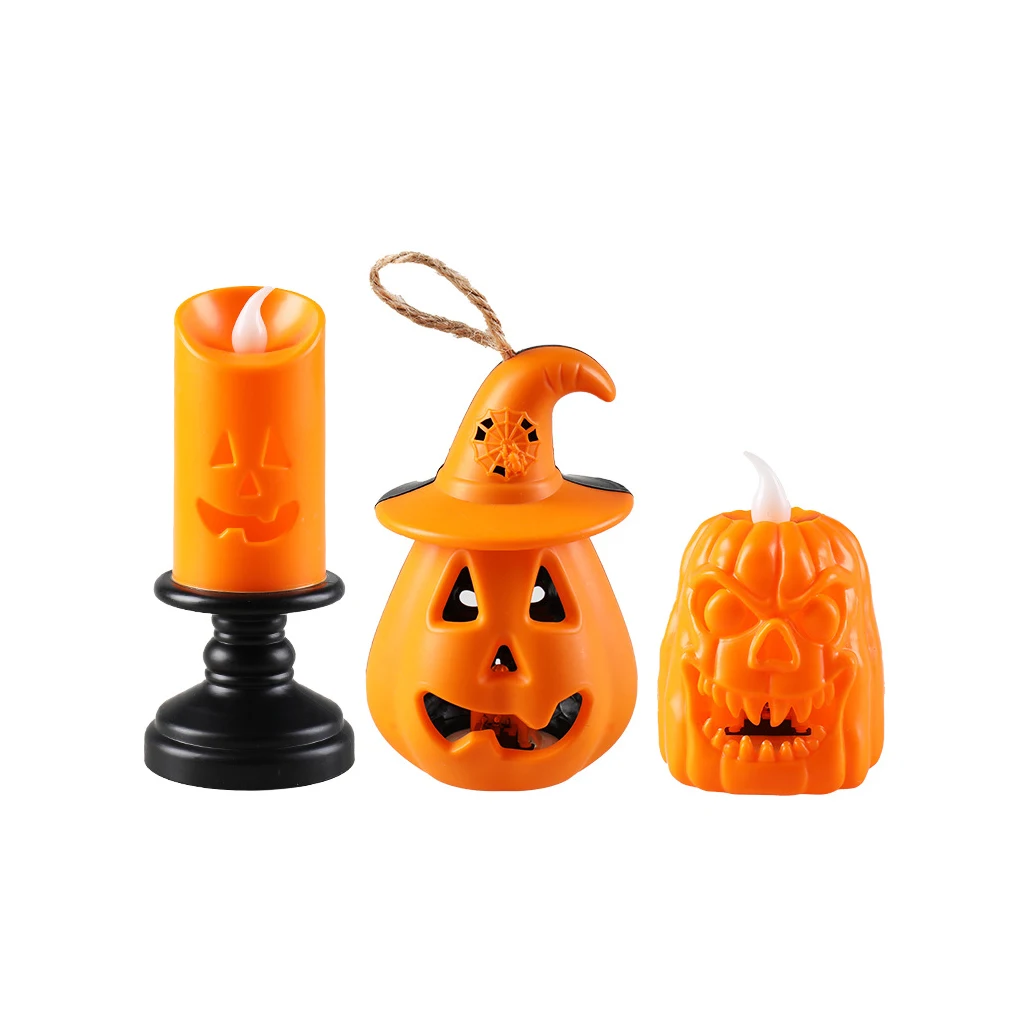 Pumpkin Lamp Household Accessories Night Light Compact Size Festival Fittings Halloween Lantern Home Supplies Desk Ornament