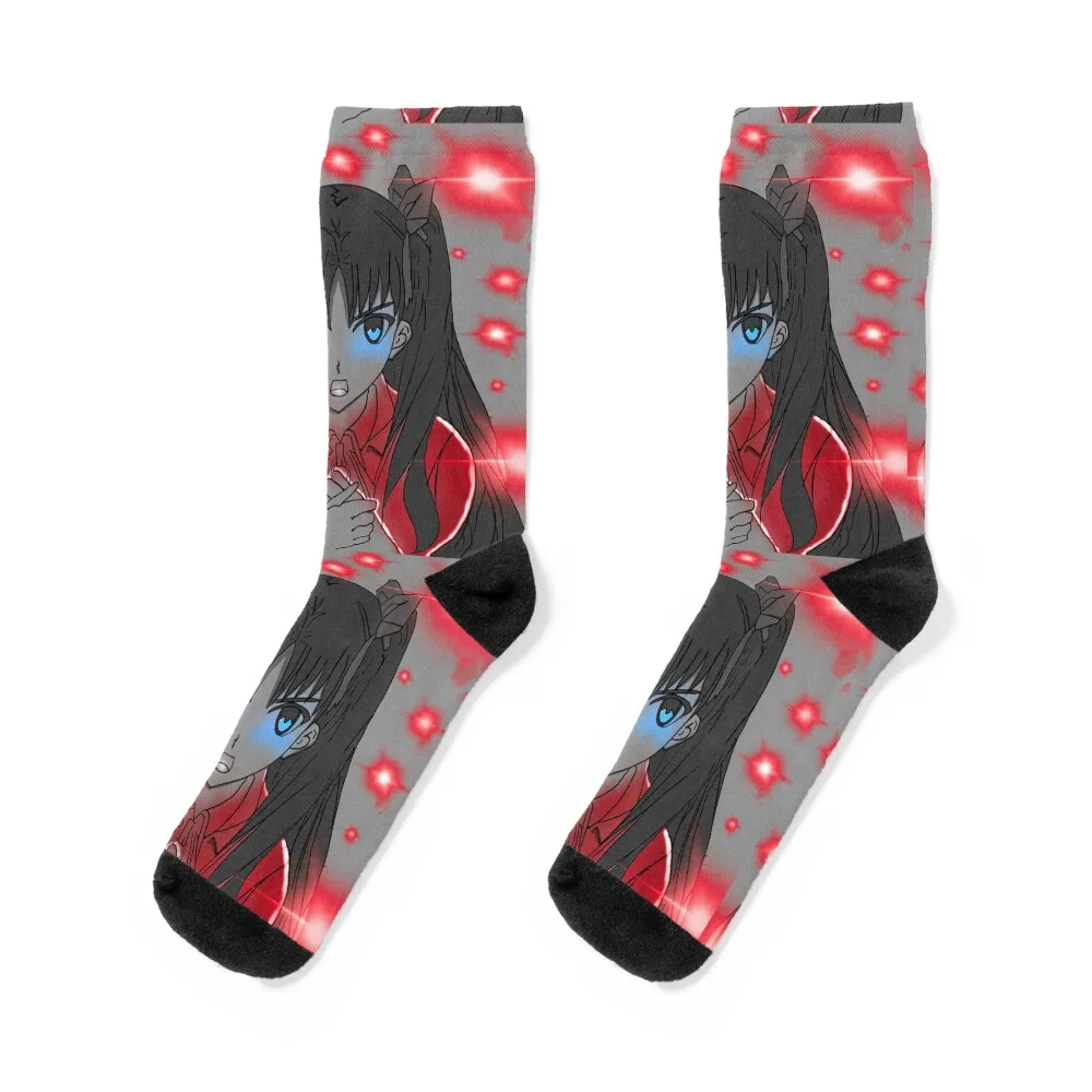 

Rin Tohsaka Socks colored new in's Rugby shoes Socks Men Women's