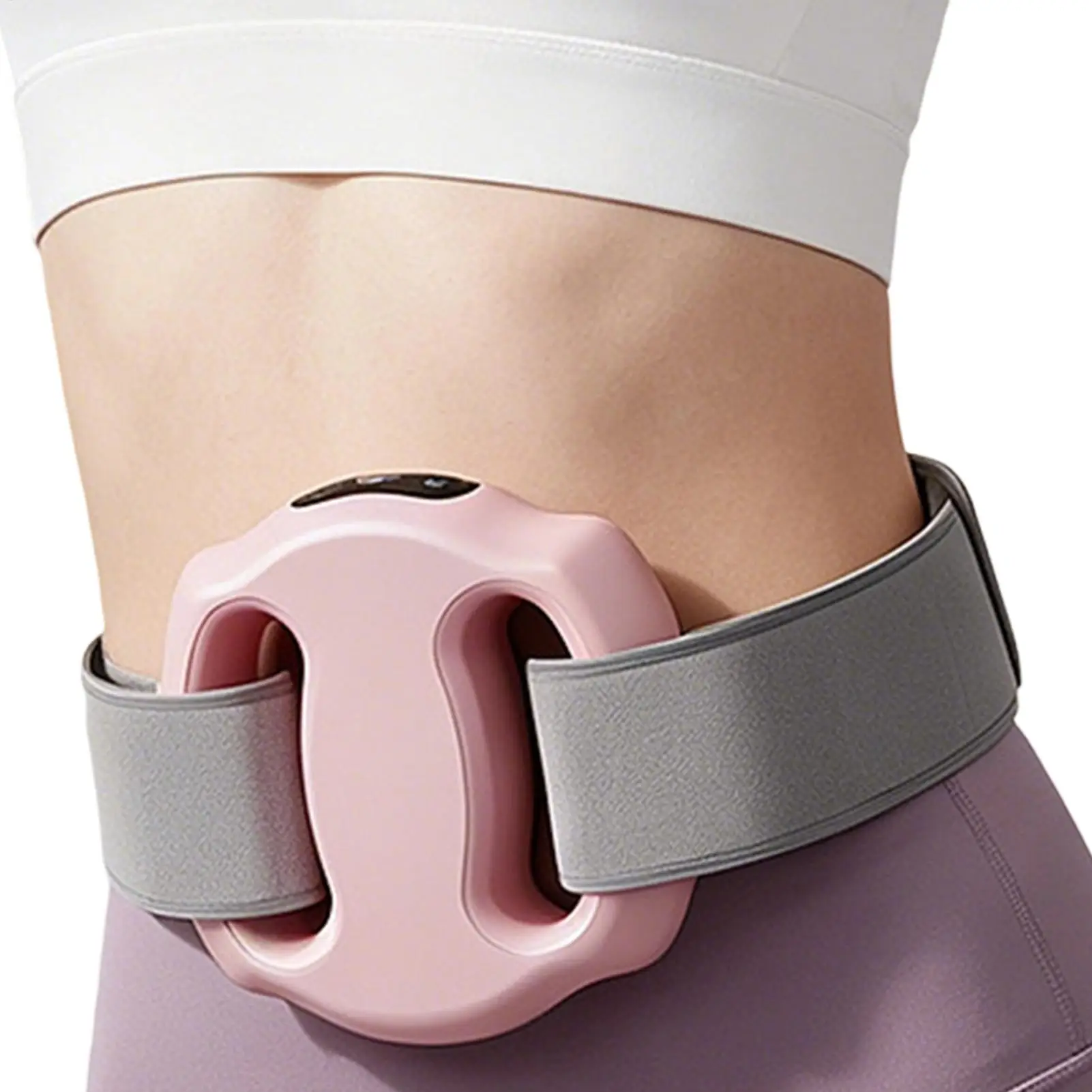 Fascia Ring Adjustable Intensity Shoulder Massage Tool with Belt Electric Abdominal Massager for Athletes Laborers Players