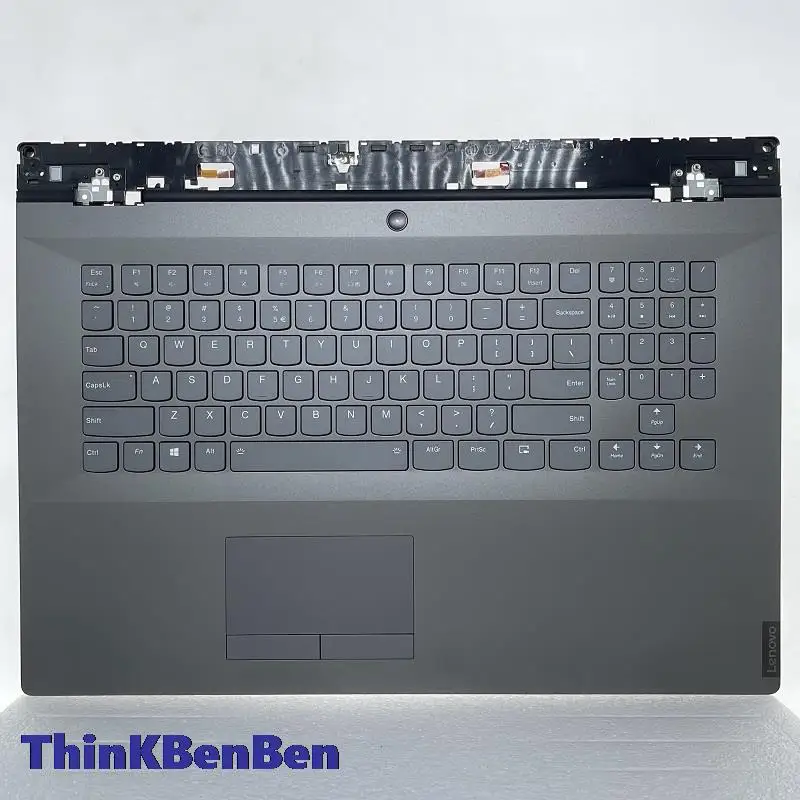 US UKR KR Backlit Keyboard With Black Palmrest Upper Case Shell Cover For Lenovo Legion Y740-17 ICHg IRHg IRH Y9000K 2019 Laptop