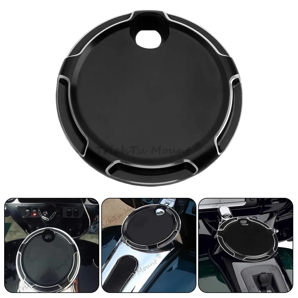 

Накладка на дверную крышку консоли топливного бака мотоцикла для Harley Touring Electra Road Street Glide Tri FLHT FLTR FLHX 2008-2024