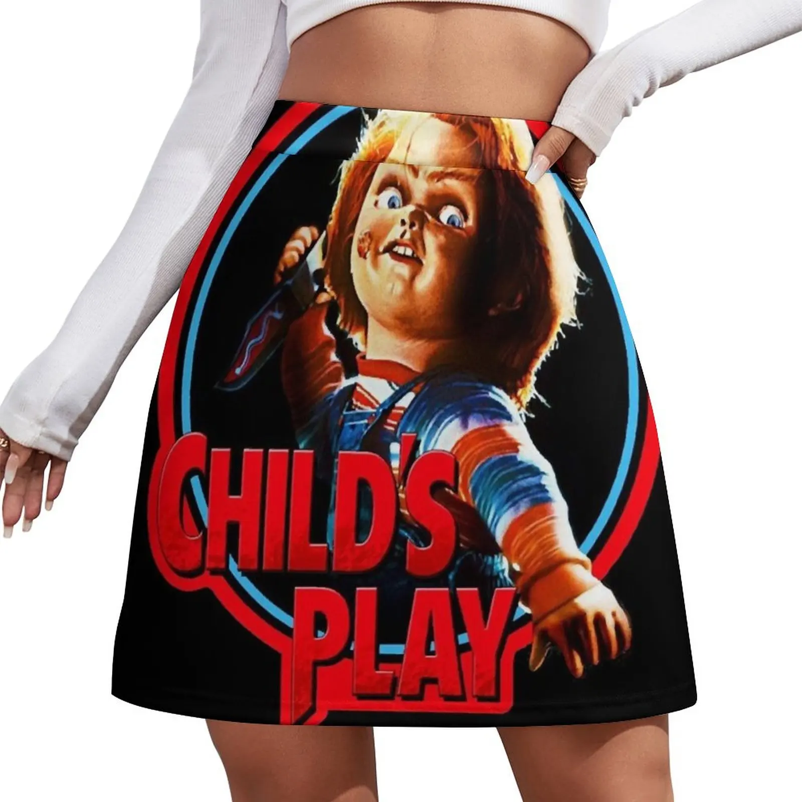 

chucky in the circle design Mini Skirt festival outfit women Dresses luxury women's skirt skirts summer 2026 woman Mini Skirt