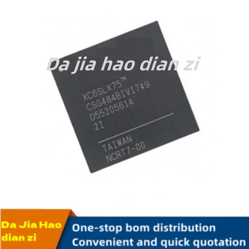 1pcs/lot XC6SLX75-2CSG484  BGA484 ic chips in stock