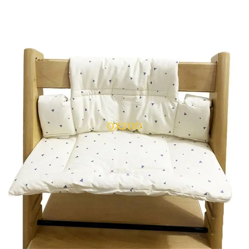 وسائد الكراسي العالية QX2D غطاء مقاعد الأطفال الناعم والمريح مع غطاء مقاعد الرسومات