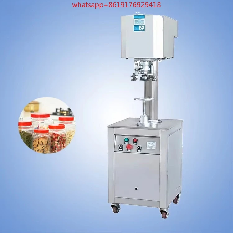 Semi-automatische elektrische blikverzegelaar Vacuümverpakkingsmachine voor voedsel Drank Chemische grondstoffen Verpakking Kernmotorcomponent