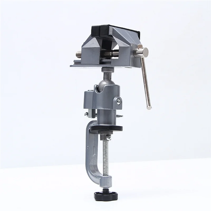 ABKJ-2 Bench Vise Rotate Portable Clamp Vise For Crafting,Woodworking, Modeling,Sculpting, Painting, Drilling
