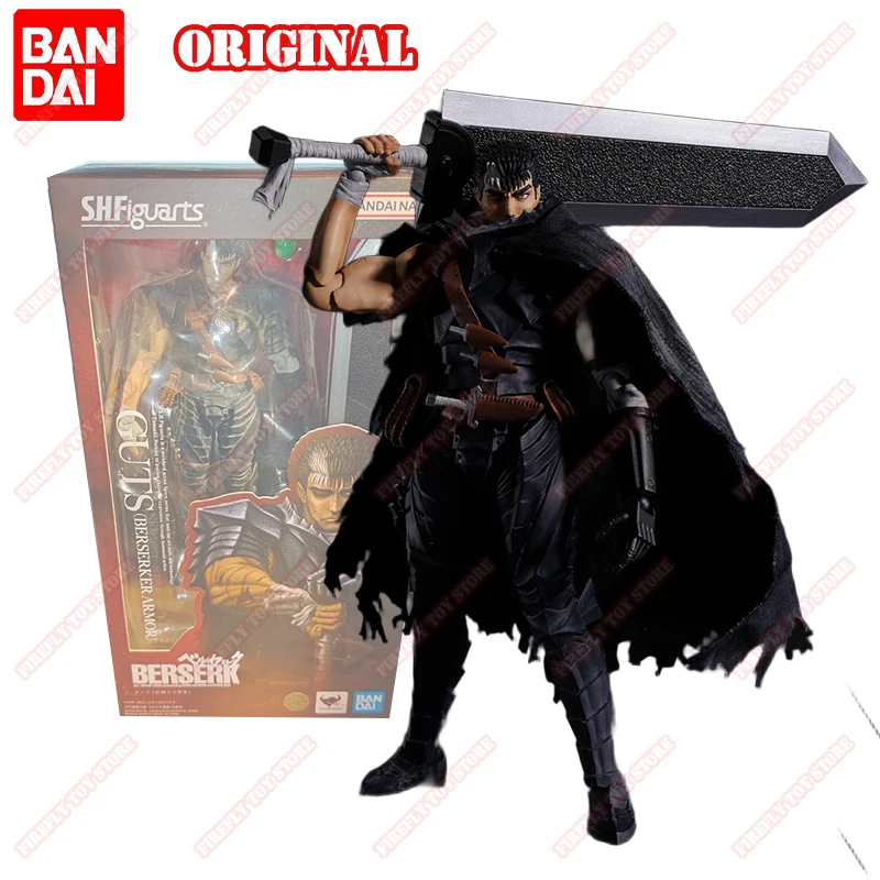 

BANDAI Original S.H.Figuarts Berserk Armor Animation Comics Peripheral Toys Guts Anime Movable Model Figure Collection