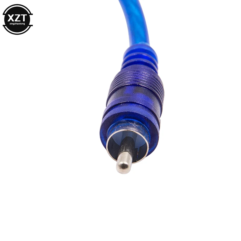 Auto MP3 Audio Kabel 1 RCA Stecker Auf 2 Cinch-buchse Y Splitter Kabel Konverter Für Auto AUX Verstärker Lautsprecher audio Adapter