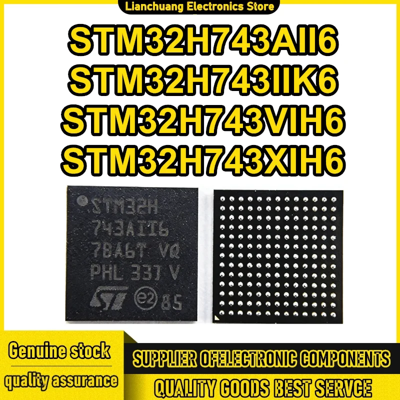 

STM32H743AII6 STM32H743IIK6 STM32H743VIH6 STM32H743XIH6 TFBGA микросхема 100% новый оригинал на складе
