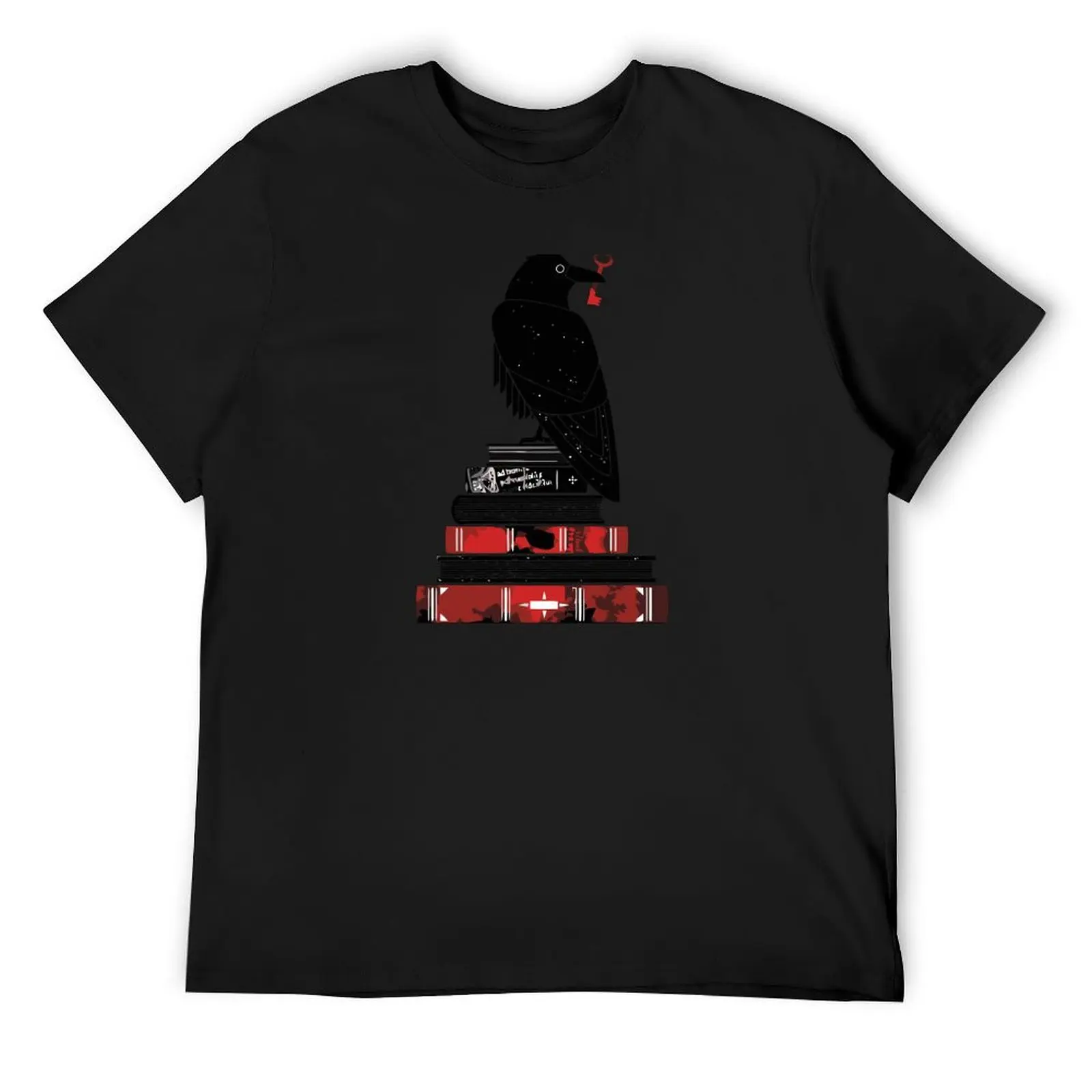 

Sci-Hub Raven T-Shirt anime tshirt boys whites Aesthetic clothing blanks T-shirts for men cotton