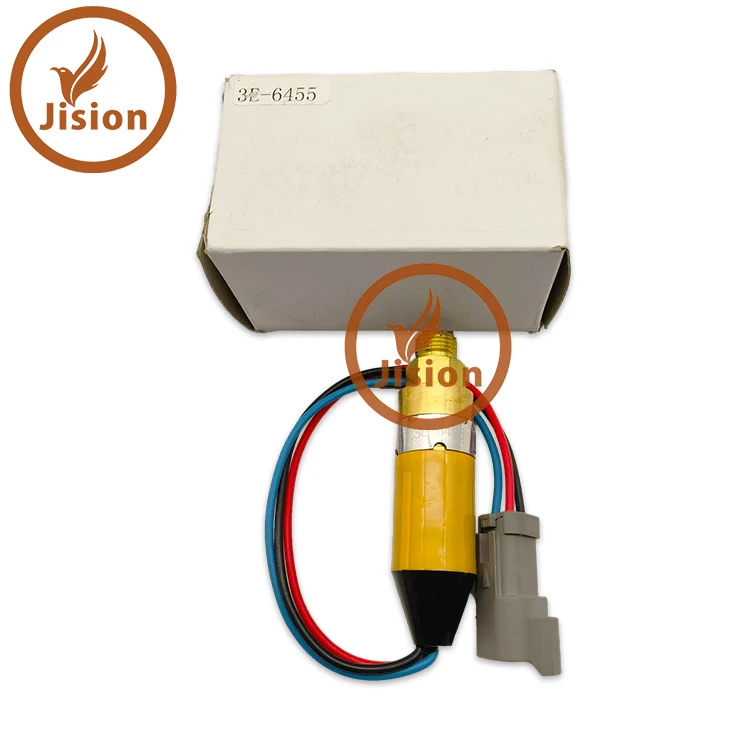 Hot Sale Excavator Parts 3E-6455 Oil Pressure Switch Temperature Sensor Controlled Solenoid Construction Machinery Parts