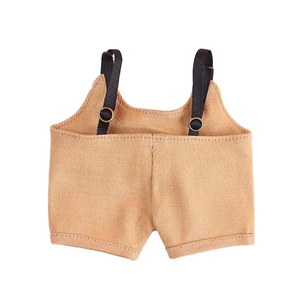 1 conjunto de 7 estilos de macacão de carga terno 1/12 roupas de bonecas moda calças de algodão ternos 20cm calças de boneca 20cm roupas de boneca