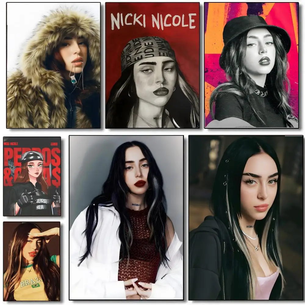 Singer N-Nicki Nicole Poster HD Waterproof Aesthetic Wall For Home Decor Trendy Durable Easy To Apply Art