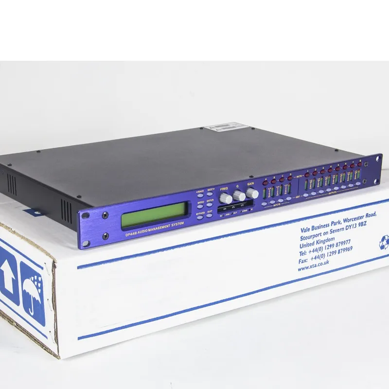 

4 in 8 Out Loudspeaker Management System DSP Speaker Audio Processor