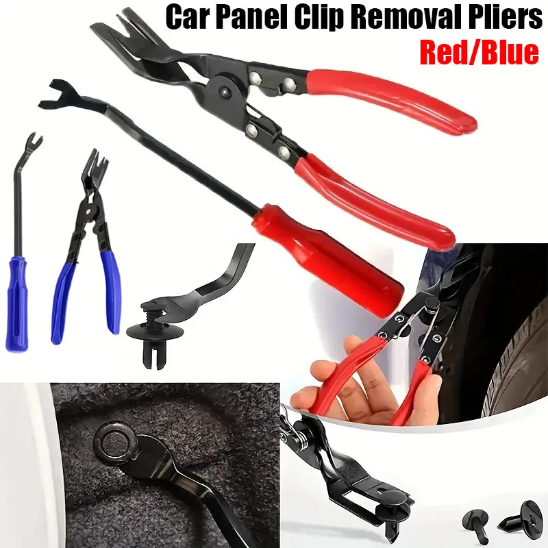 

2pcs/Set Auto Fastener Trim Removal Tool Kit Car Lamp Pliers Car Disassembly Kit Upholstery Rivet Remover Repair Hand Tools