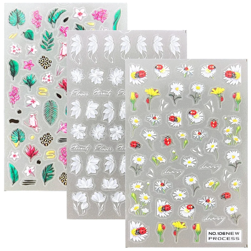 3d Nail Art Stickers Handig Om 8G Leuke En Charmante Zomer Nageldecoraties Bloesem Nail Art Sticker Nail Art Sticker