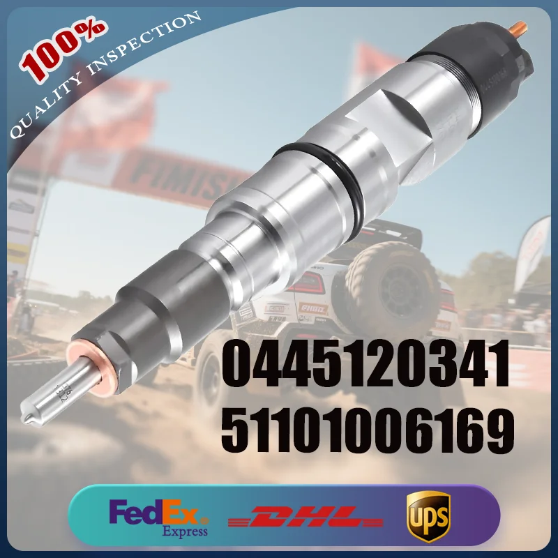 

0445120341 51101006169 Brand New Common Rail Fuel Injector Engine Parts for Man TGX Truck