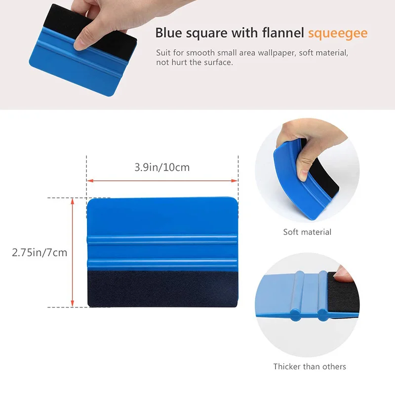 20 Stücke/18 Stücke Auto Vinyl Wrap Werkzeuge Fenster Tönung Installation Kit Filz Rakel Vinyl Messer Vinyl Wrap Magnet Arbeitshandschuhe – Detail 15