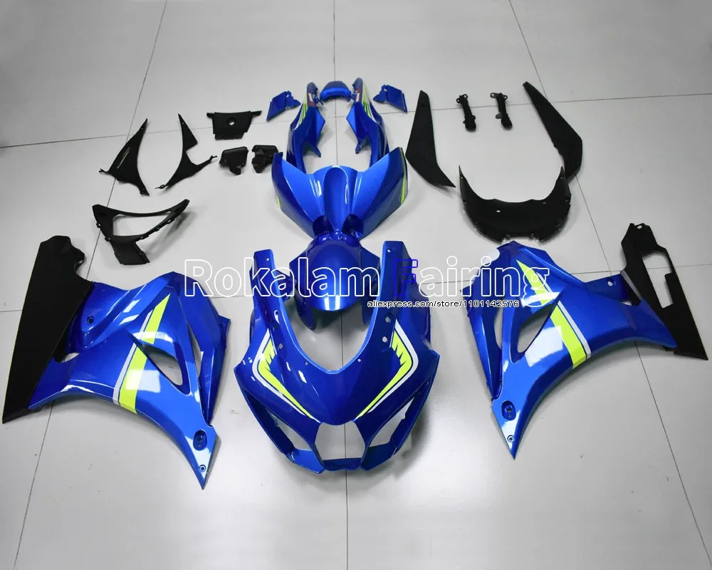 Body Kit For Suzuki GSX-R1000 K17 17 18 19 GSXR1000 2017 2018 2019 GSXR 1000 Blue Black Motorcycle Fairing (Injection molding)