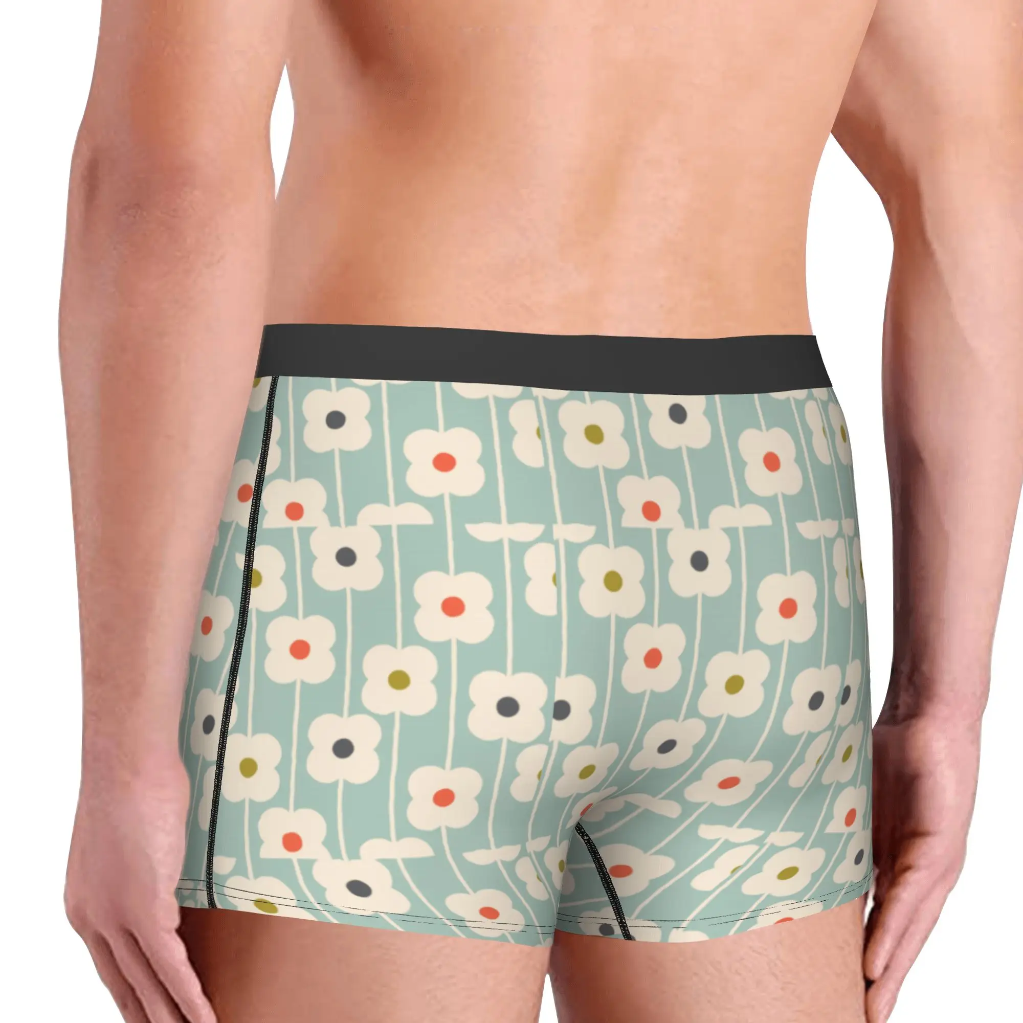 Orla Kiely Multi Stem Underwear Male Printed Scandinavian  Mid Century Modern Boxer Shorts Panties Briefs Soft Underpants
