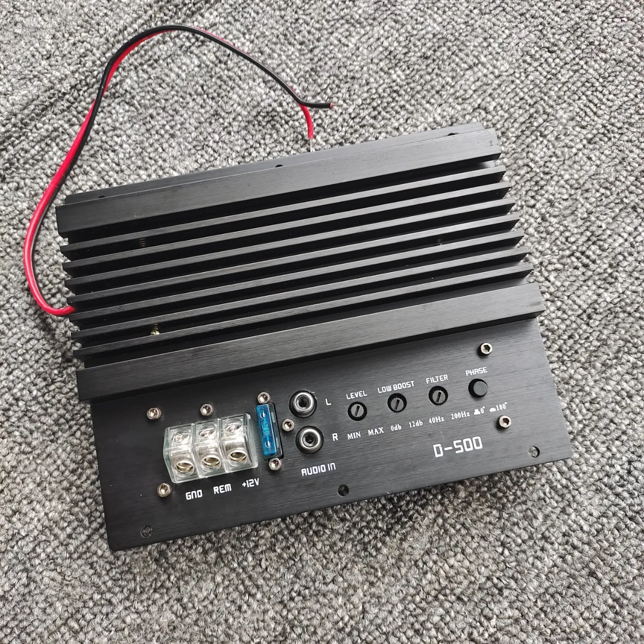 

2025 hot sale Car audio modified car active subwoofer power amplifier single-channel pure bass power amplifier board 300w