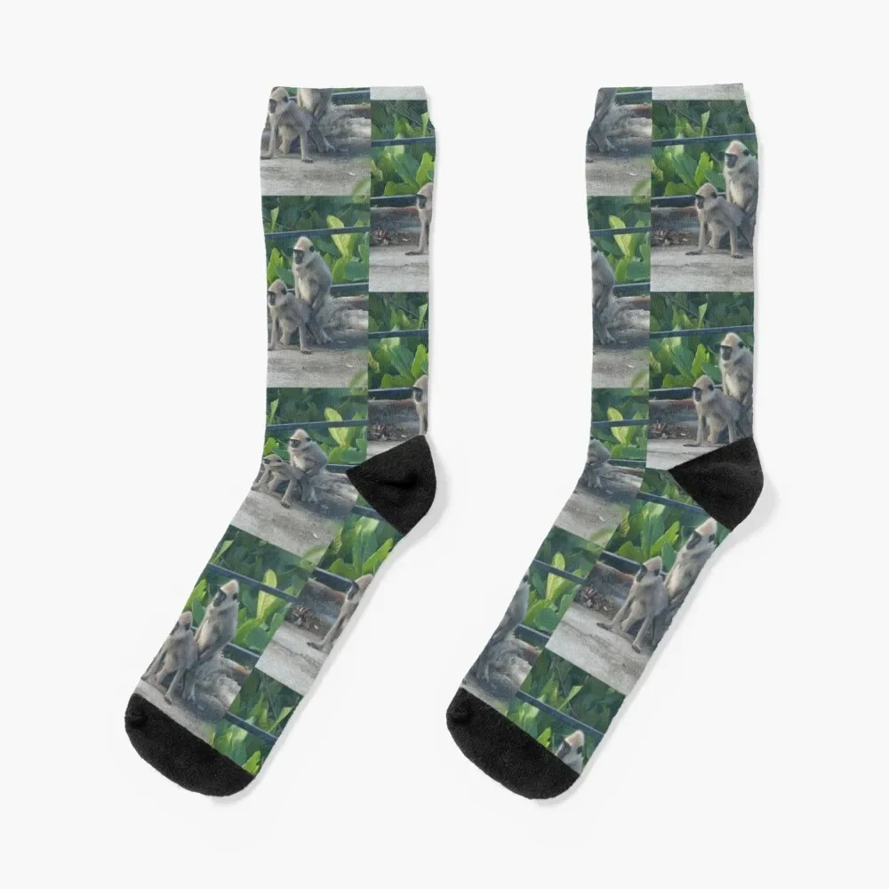 

Humping monkeys Socks christmas stocking moving stockings Climbing custom Socks For Women Men's