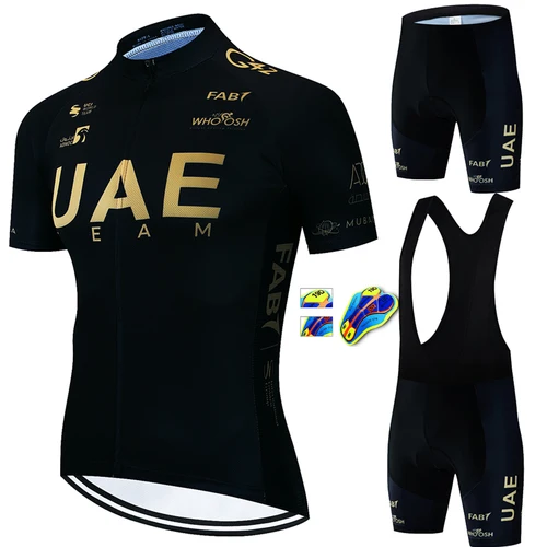 Conjunto de ciclismo para hombre de los Emiratos Árabes Unidos, uniforme de bicicleta, ropa de ciclismo para hombre, conjuntos de camisetas de equipo, accesorios para bicicleta de montaña para hombre