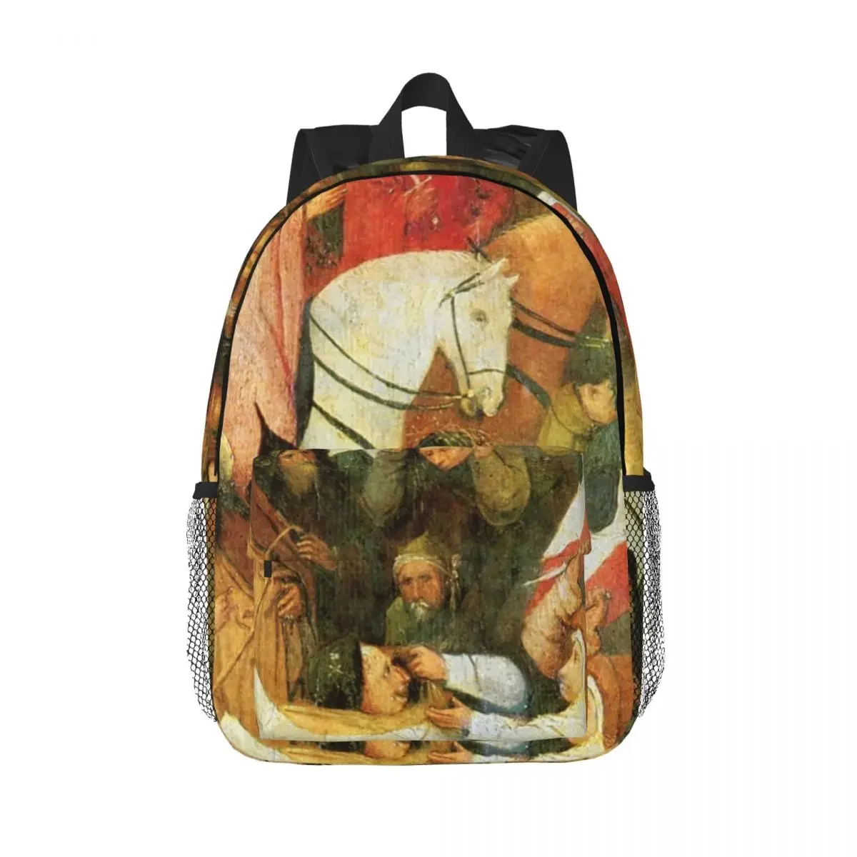 

Haywain By Hieronymus Bosch Backpacks Boys Girls Bookbag Fashion Children School Bag Travel Rucksack Shoulder Bag Large Capacity