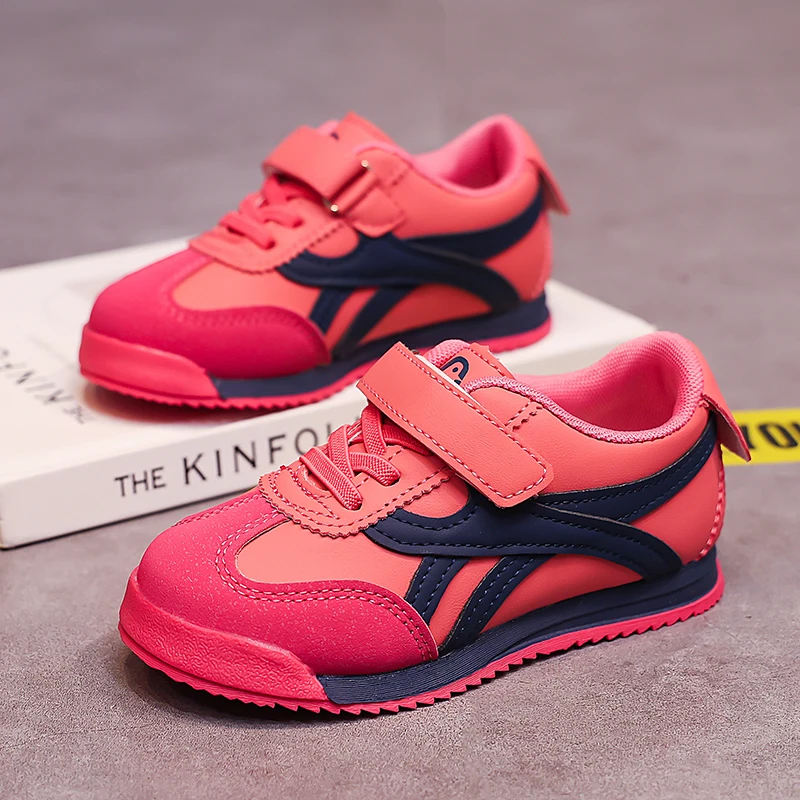 ฤดูใบไม้ร่วงสีเหลืองรองเท้าเด็กวัยหัดเดินเด็กห่วงรองเท้าผ้าใบน้ําหนักเบาสาว Low Cut รองเท้าวิ่งรองเท้าเด็ก Trainers zapatillas de deporte